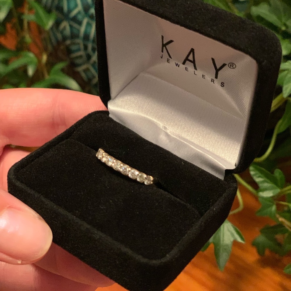 14KT 1/2CTW Diamond Ring Size 6.5